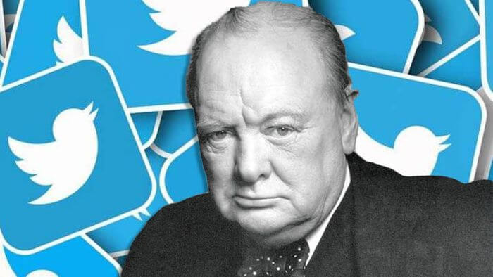 Πήρε φωτιά το τουίτερ… | Του Κώστα Μπλιάτκα Winston churchills twitter