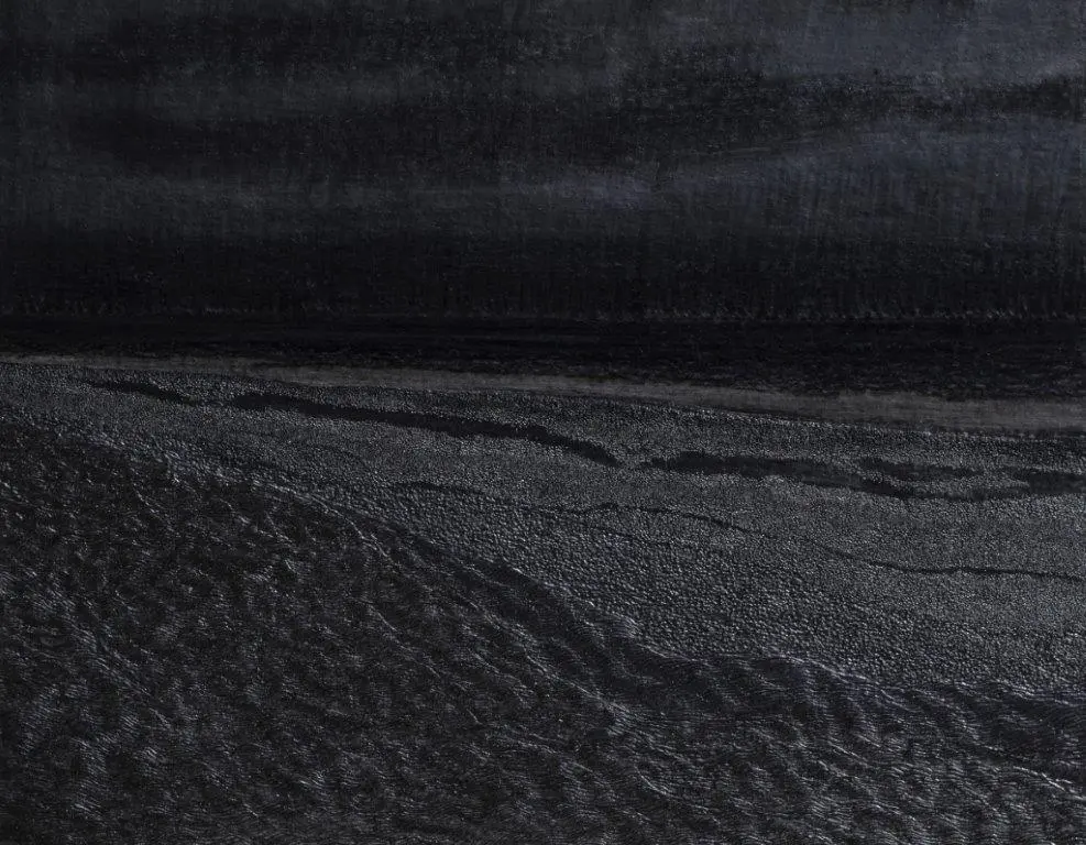 A WALK ALONG THE SHORE | Ατομική έκθεση του Νίκου Τοπαλίδη στην Γκαλερί Ζουμπουλάκη. 4. seascape 14x18cm