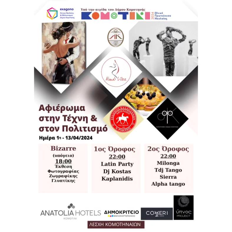 Ο Σύλλογος Καλλιτεχνών Ν. Ροδόπης “ΑΘΗΝΙΩΝ” και το ALMA LIBRE τιμούν την Παγκόσμια Ημέρας Τέχνης (15/4). Athinion pagkosmia hmera tehnis