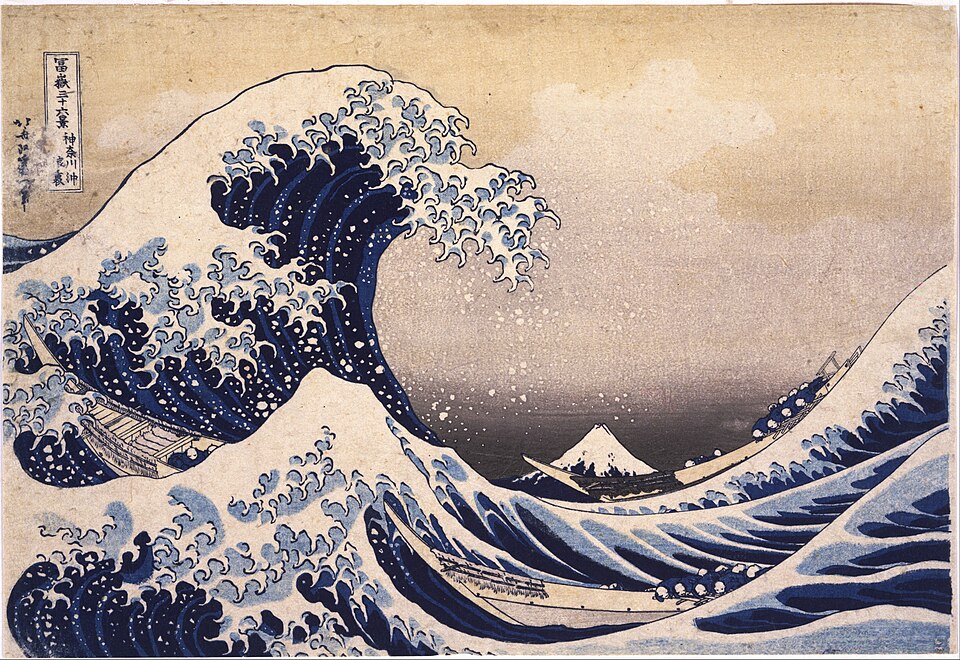 Katsushika hokusai the great wave off the coast of kanagawa