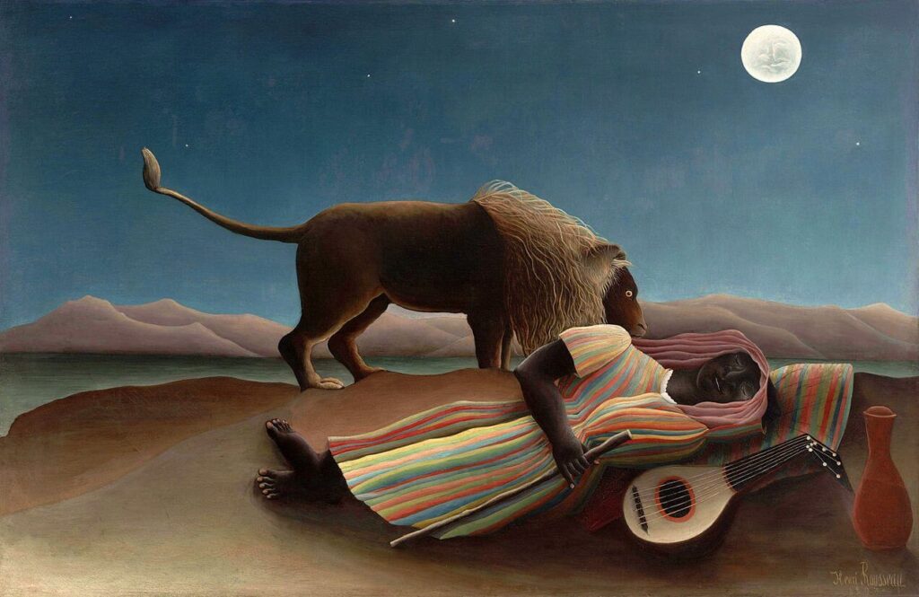 The sleeping gypsy